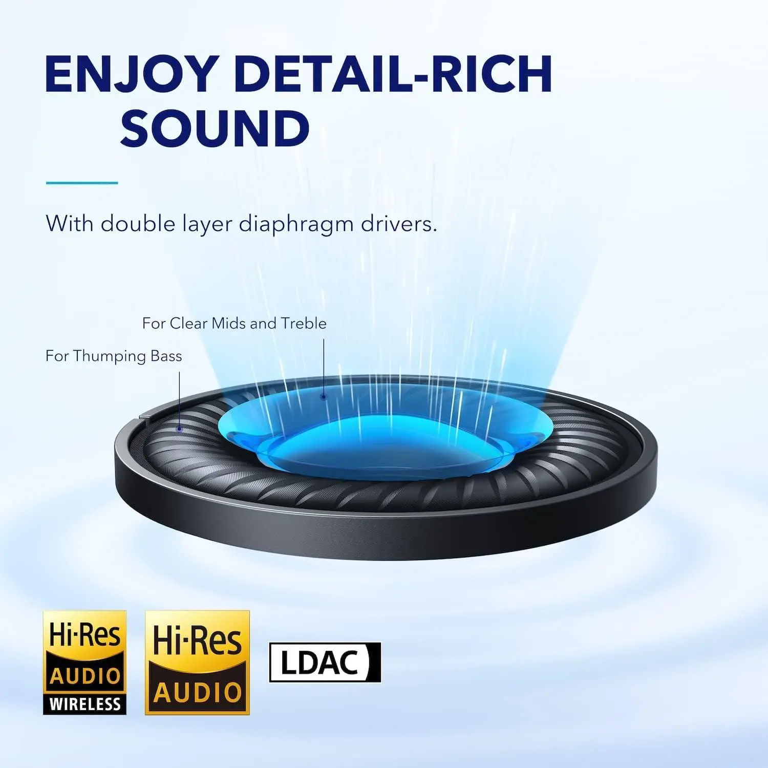 Słuchawki bezprzewodowe Soundcore Space Q45 Nauszne Bluetooth 5.3 Czarny