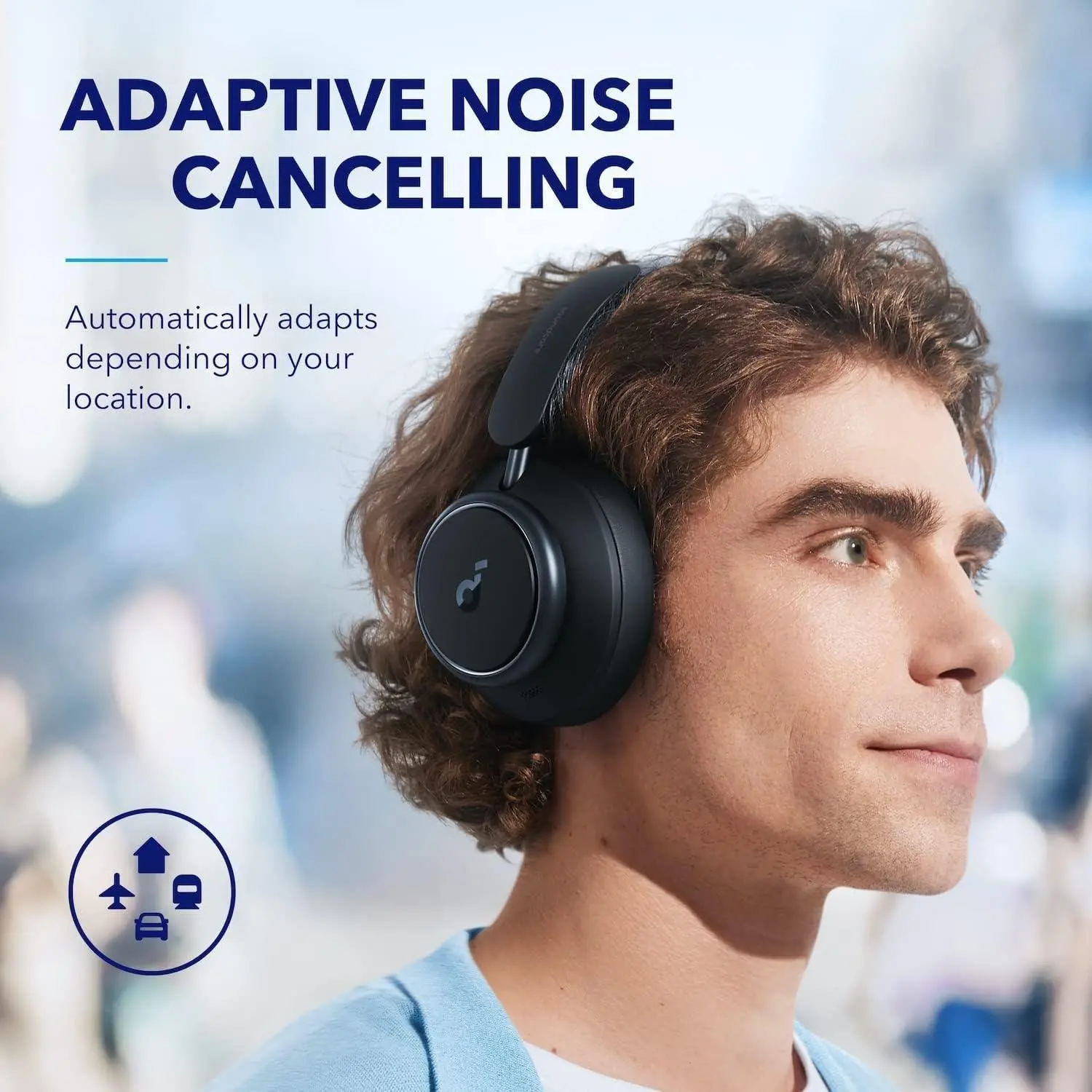 Słuchawki bezprzewodowe Soundcore Space Q45 Nauszne Bluetooth 5.3 Czarny