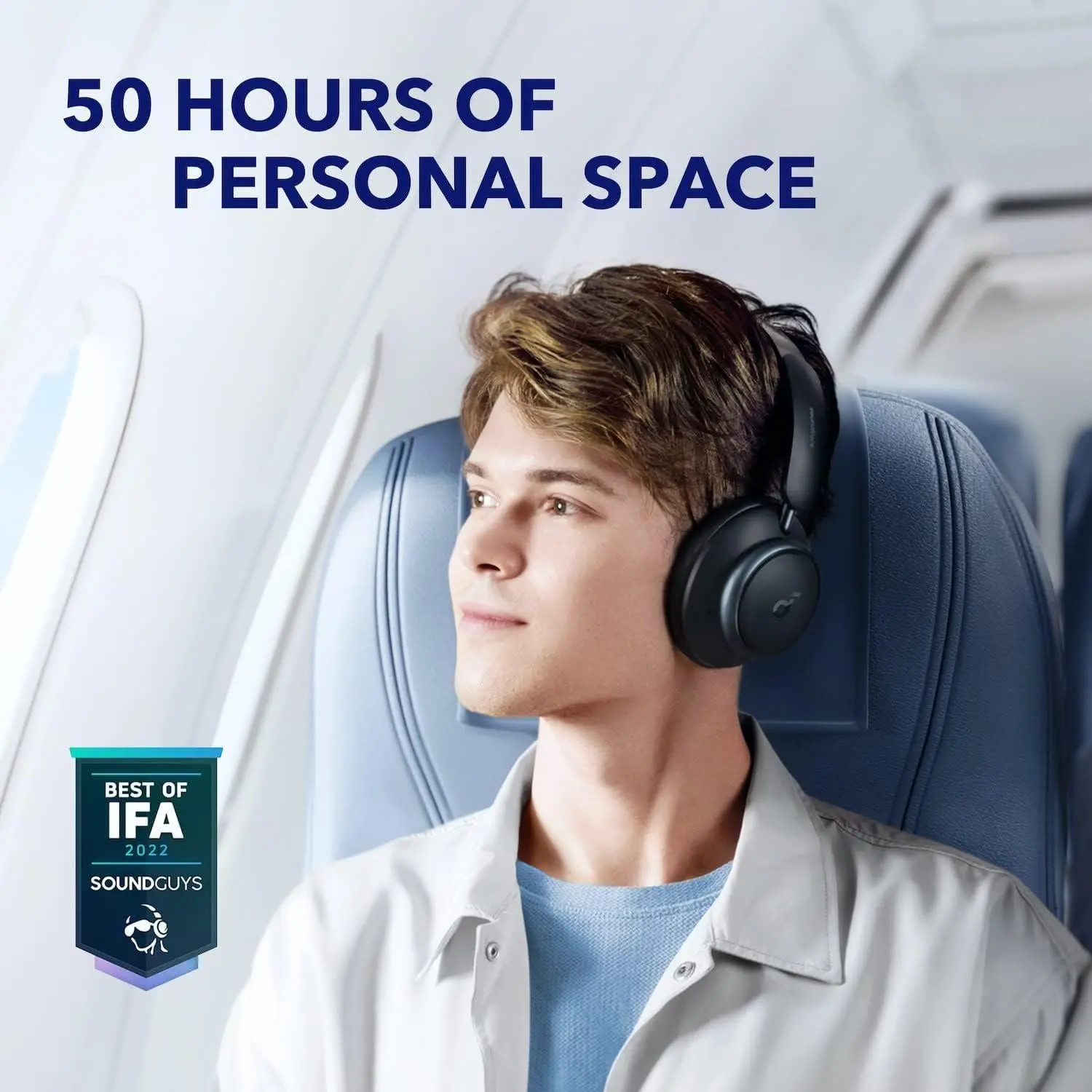 Słuchawki bezprzewodowe Soundcore Space Q45 Nauszne Bluetooth 5.3 Czarny