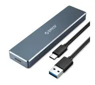 Orico PVM2F-C3-GY-BP M.2 SATA, USB-C 5Gbps Czarny