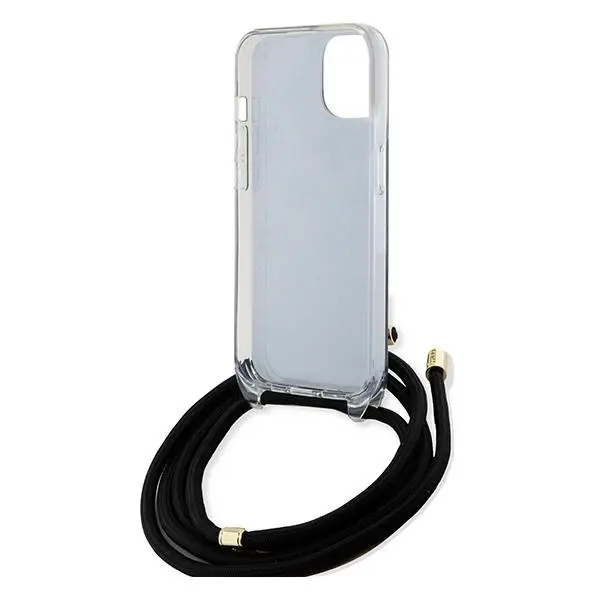 Etui Guess Crossbody Cord 4G Print GUHCP15SHC4SEK do iPhone 15/14/13 Czarny