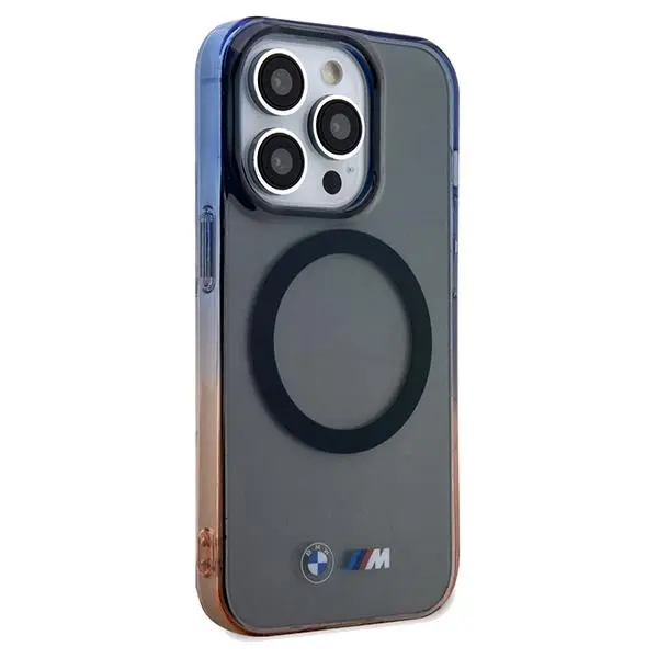Etui BMW Gradient Bumper MagSafe BMHMP15XHTGE do iPhone 15 Pro Max Szary