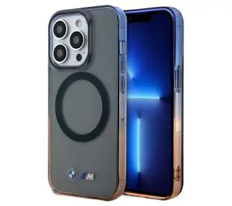 Etui BMW Gradient Bumper MagSafe BMHMP15XHTGE do iPhone 15 Pro Max Szary