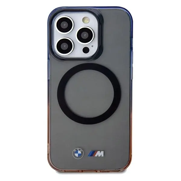 Etui BMW Gradient Bumper MagSafe BMHMP15XHTGE do iPhone 15 Pro Max Szary