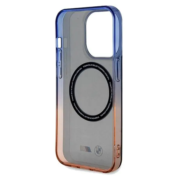 Etui BMW Gradient Bumper MagSafe BMHMP15XHTGE do iPhone 15 Pro Max Szary