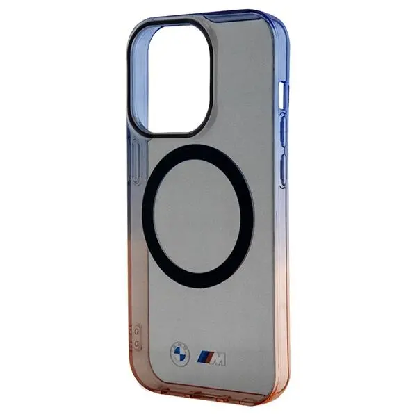 Etui BMW Gradient Bumper MagSafe BMHMP15XHTGE do iPhone 15 Pro Max Szary