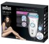 Braun Silk-epil 9 SkinSpa 9 - 961e - 4 w 1 Wet&Dry depilacja i złuszczanie + 3 dodatki Highlights