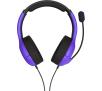 Słuchawki przewodowe z mikrofonem PDP Airlite Ultra Violet do PlayStation Nauszne Fioletowy