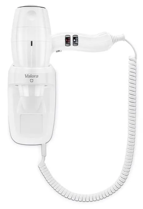 Suszarka hotelowa Valera Silent Jet Protect 2000 586.10/044.04 Zimny nawiew 2000W 3 prędkości 3 temperatury
