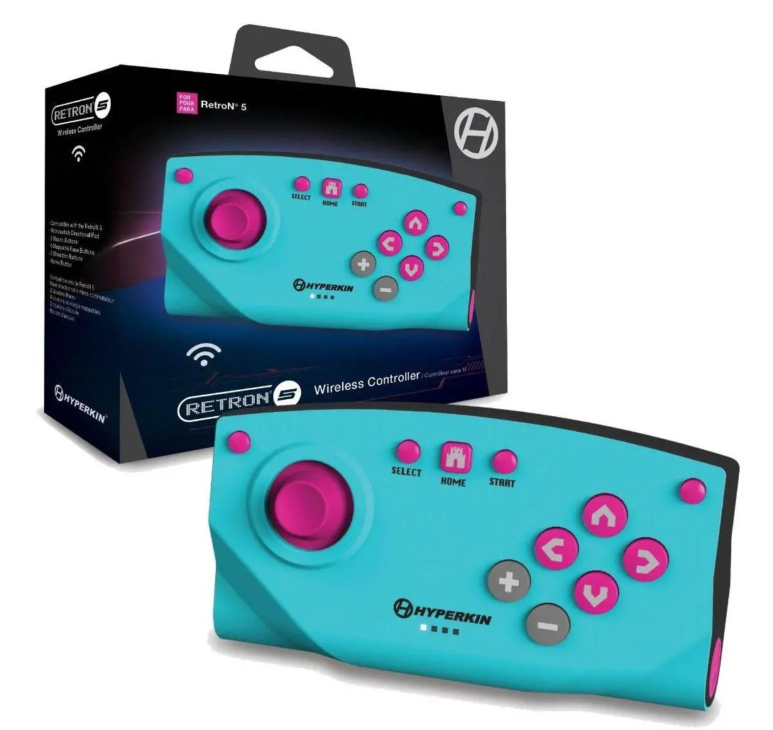 Pad Hyperkin RetroN 5 Bluetooth Wireless Controller Bezprzewodowy Niebieski