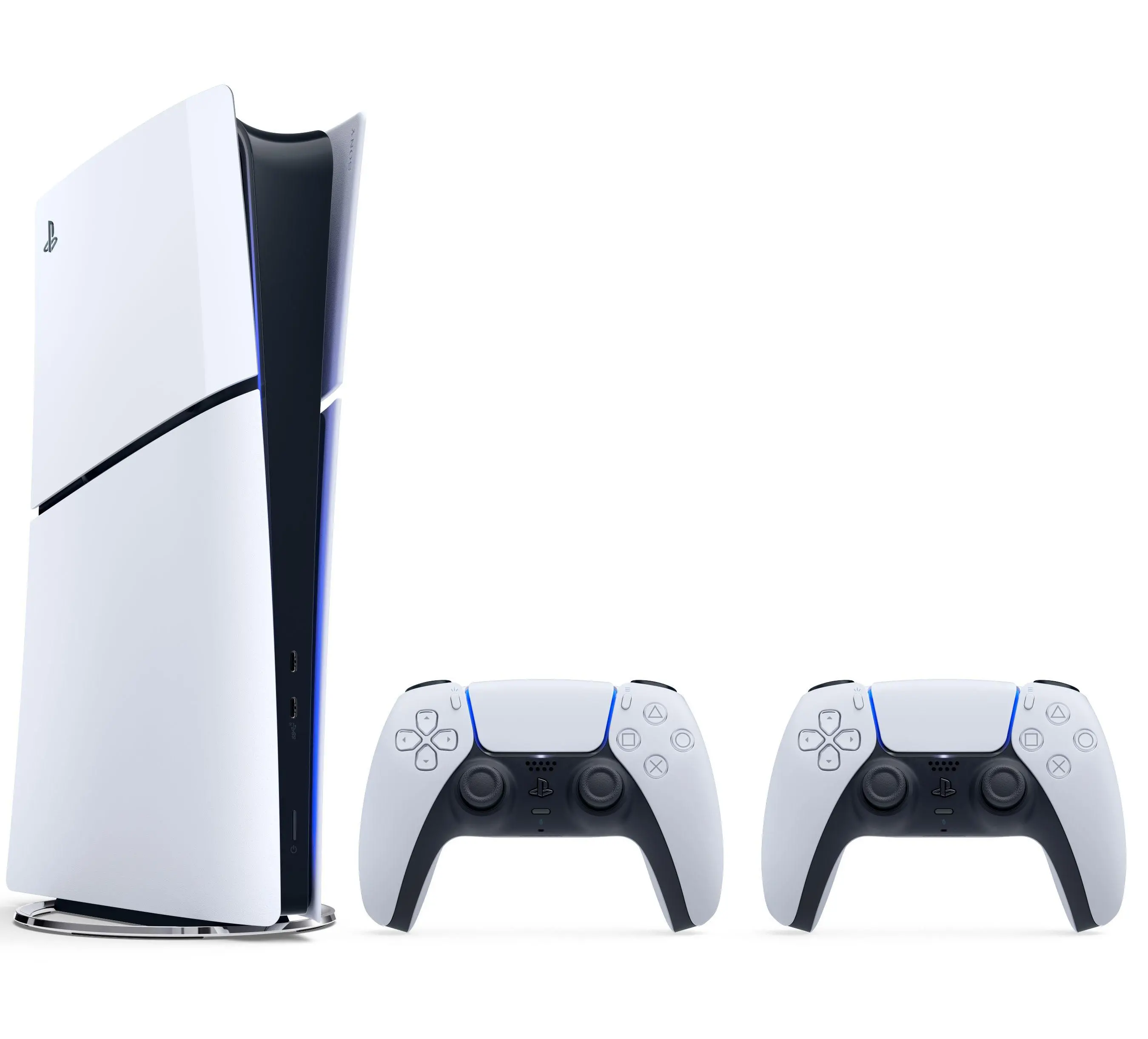 Konsola Sony PlayStation 5 Digital Slim D Chassis (PS5) 1TB + Dodatkowy Pad Biały