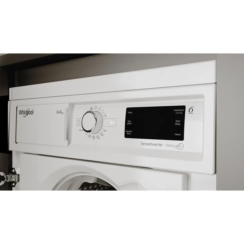 Pralko-suszarka Whirlpool BIWDWG861485EU 54,5cm 8kg/6kg