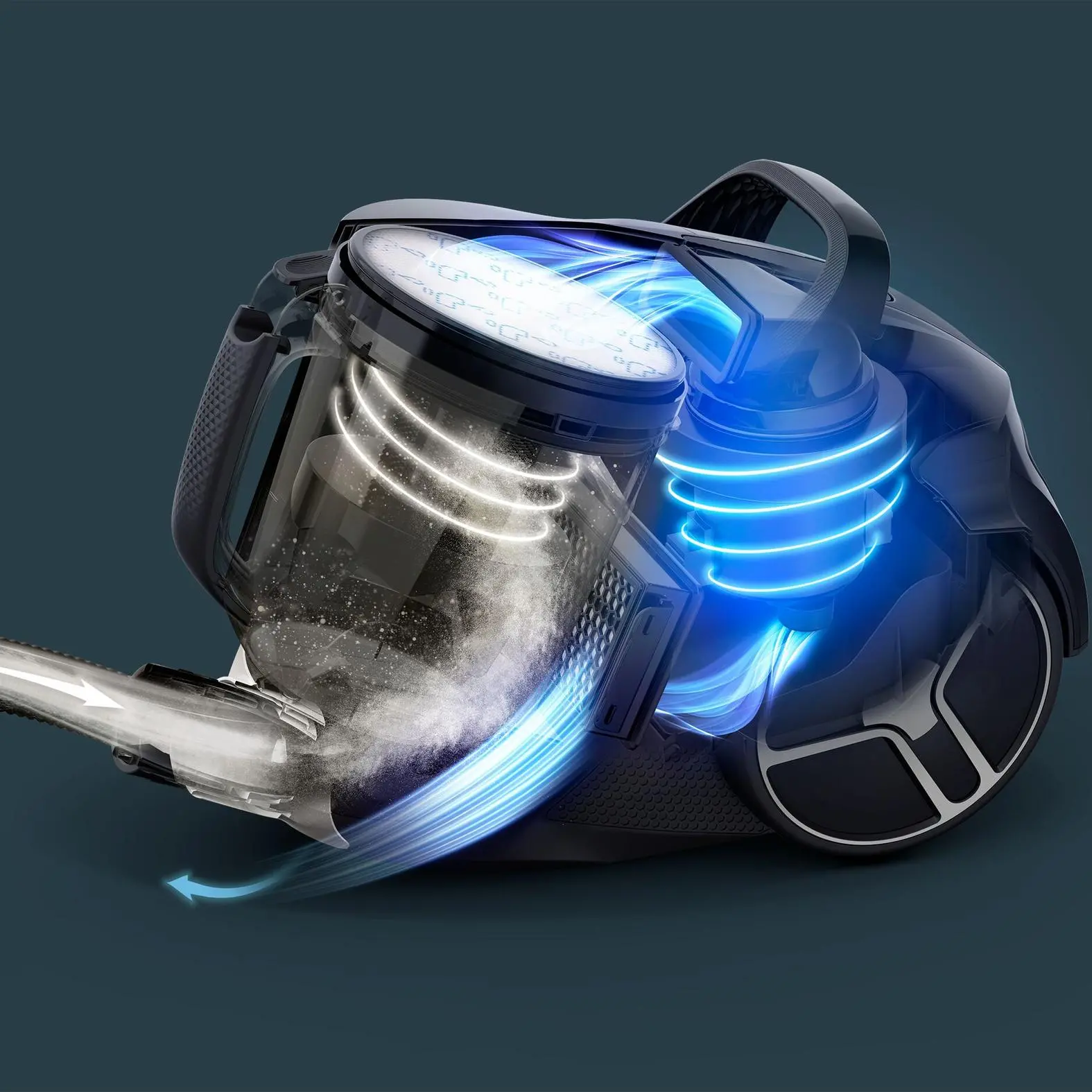Odkurzacz Tefal Compact Power XXL Total Clean TW4B75 900W Mini turboszczotka Szczotka do parkietów