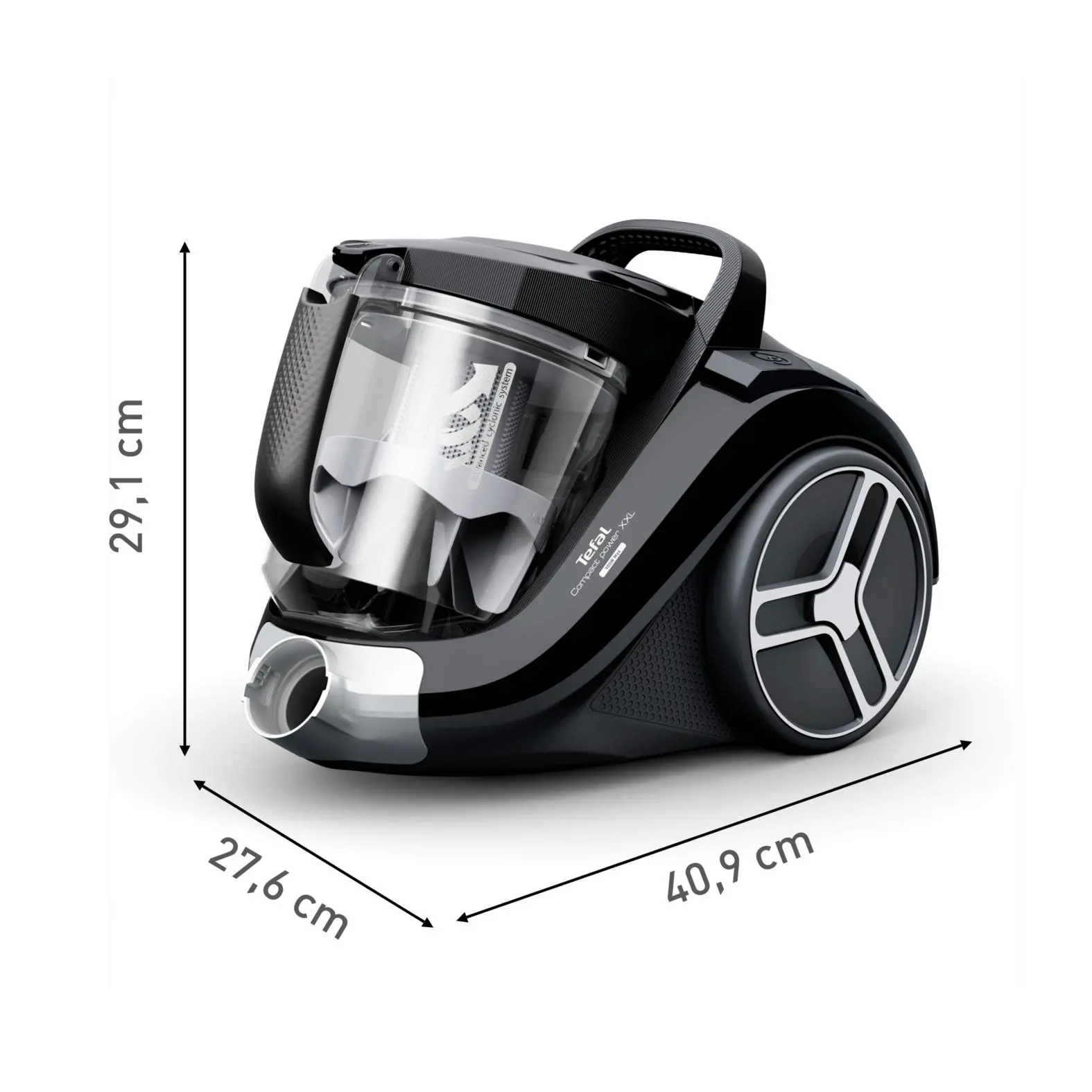Odkurzacz Tefal Compact Power XXL Total Clean TW4B75 900W Mini turboszczotka Szczotka do parkietów