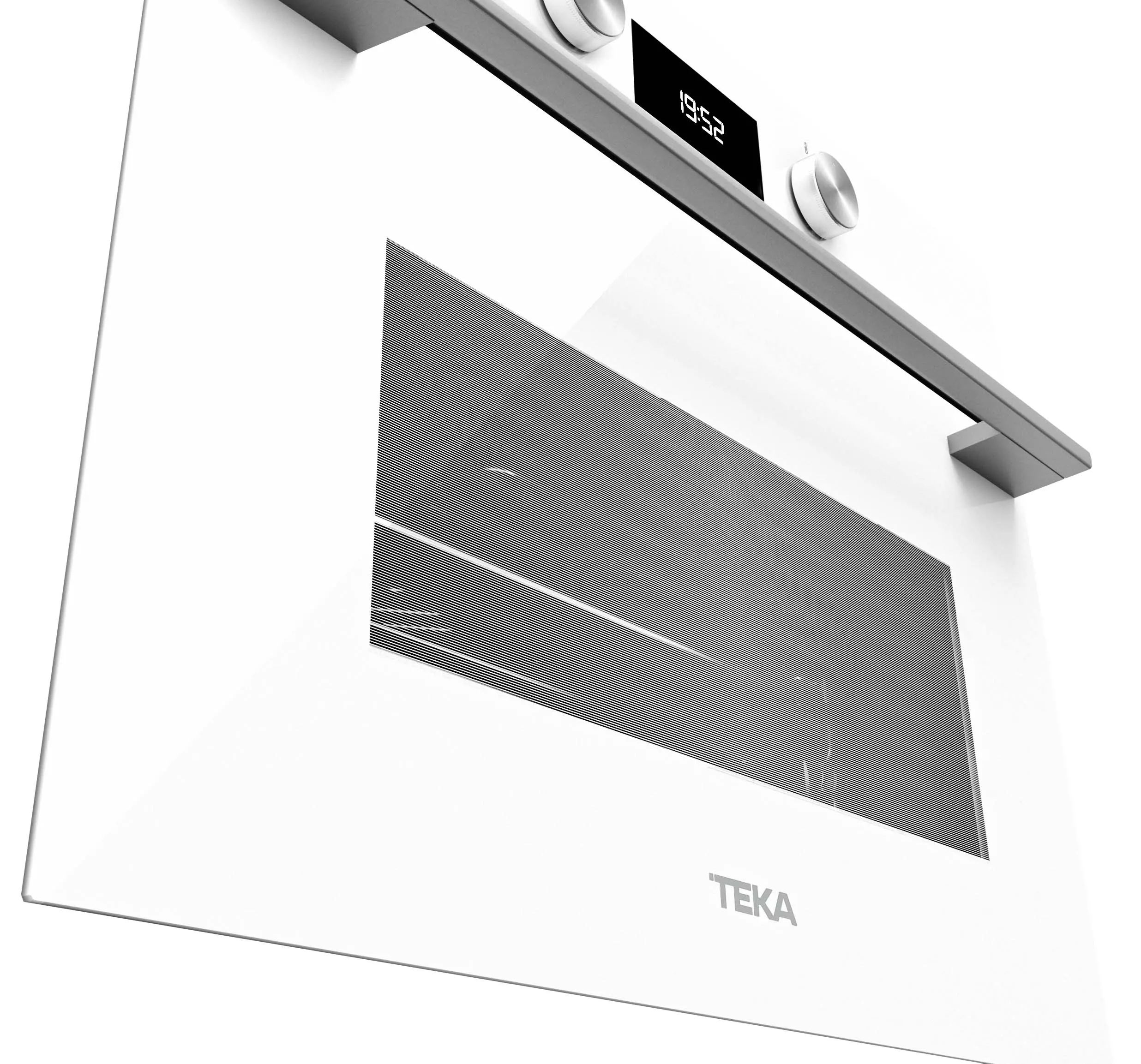 Piekarnik z mikrofalą Teka HLC 8440 C Termoobieg Białe szkło