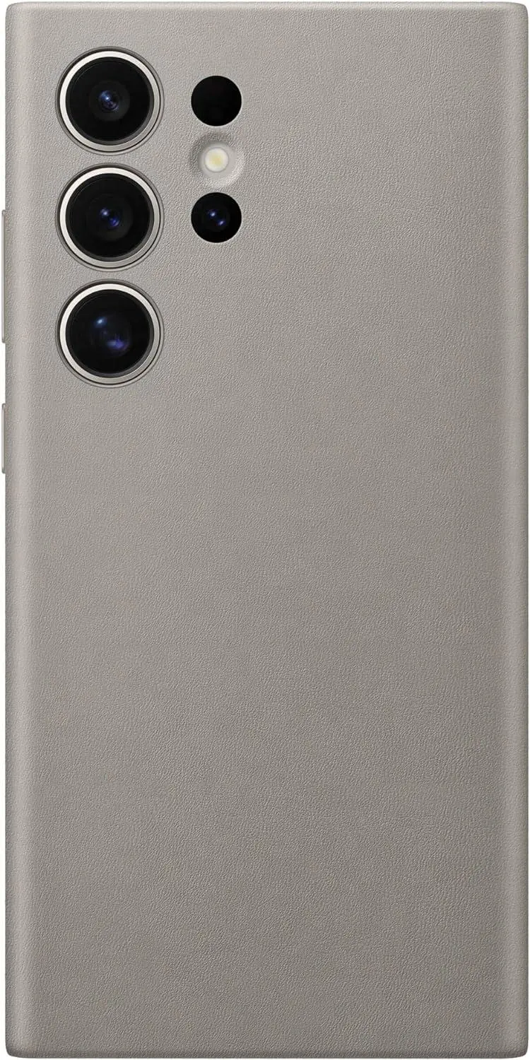 Etui Samsung Vegan Leather Case do Galaxy S24 Ultra Szary