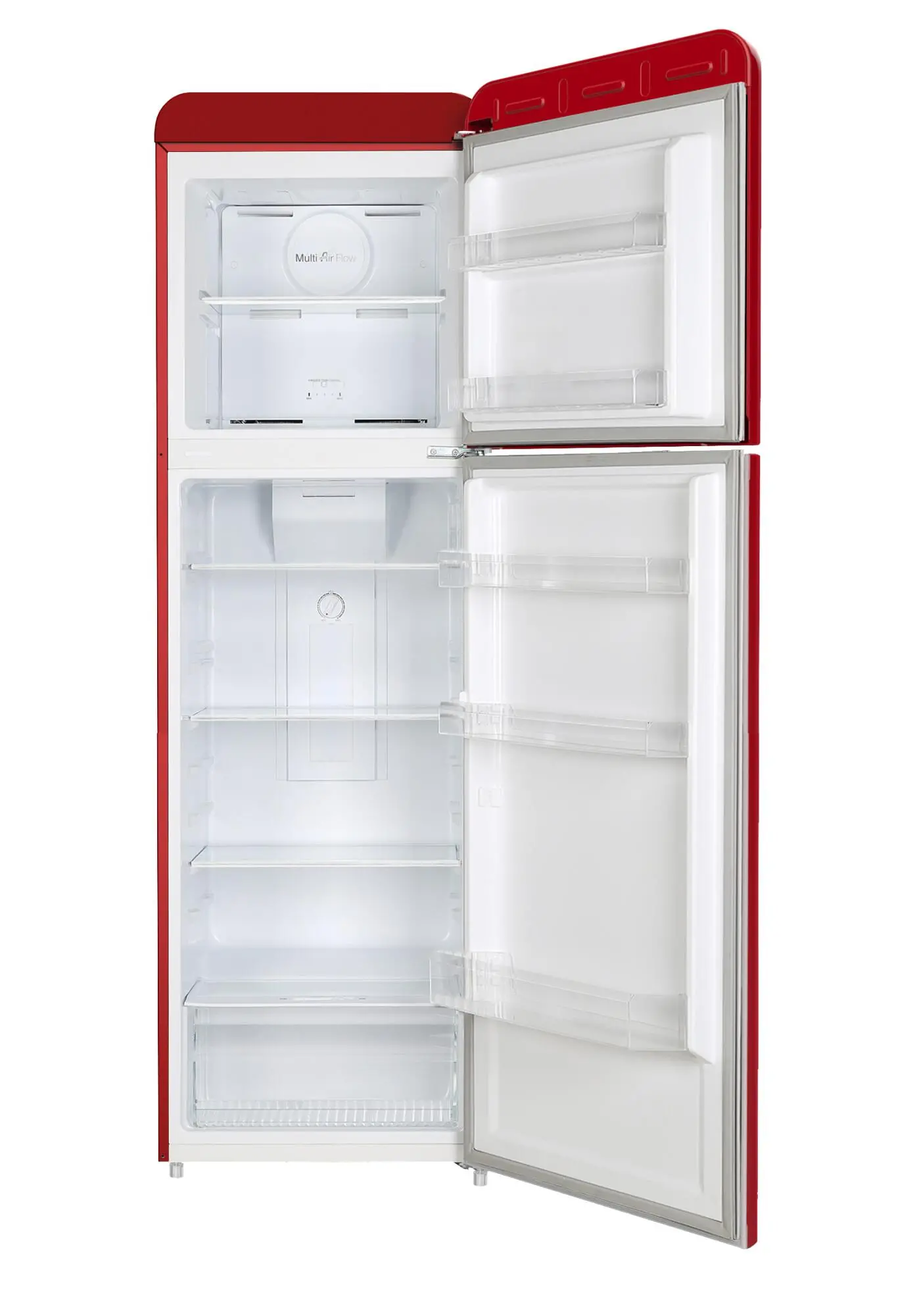 Lodówka Amica Retro FD280.3FR(E) Pełny No Frost 176,5cm Czerwony