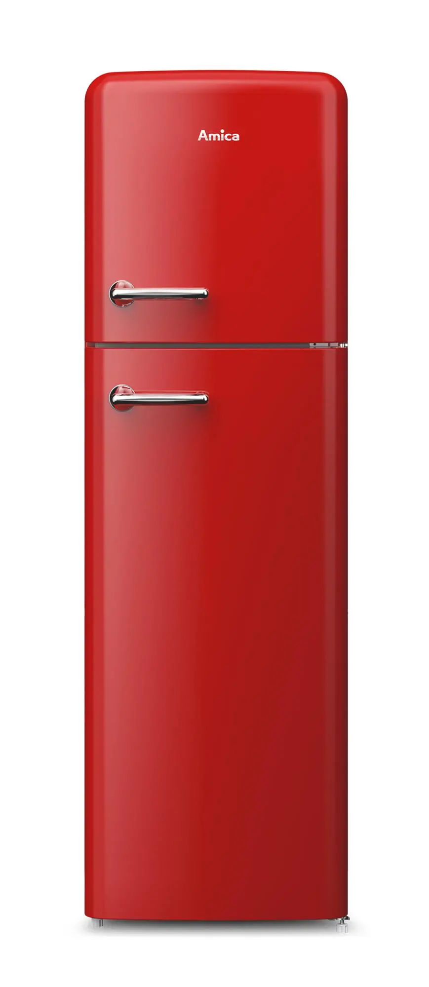 Lodówka Amica Retro FD280.3FR(E) Pełny No Frost 176,5cm Czerwony