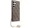 Etui Guess 4G Charms Collection GUHCS24LGF4GBR do Samsung Galaxy S24 Ultra Brązowy
