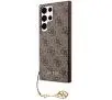 Etui Guess 4G Charms Collection GUHCS24LGF4GBR do Samsung Galaxy S24 Ultra Brązowy