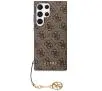 Etui Guess 4G Charms Collection GUHCS24LGF4GBR do Samsung Galaxy S24 Ultra Brązowy