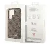 Etui Guess 4G Charms Collection GUHCS24LGF4GBR do Samsung Galaxy S24 Ultra Brązowy