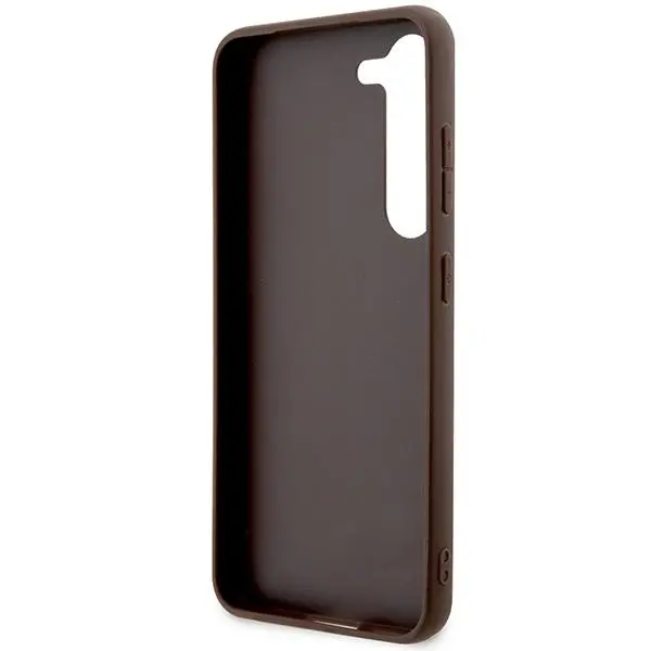 Etui Guess 4G Stripe Collection GUHCS24MG4GLBR do Samsung Galaxy S24+ Brązowy
