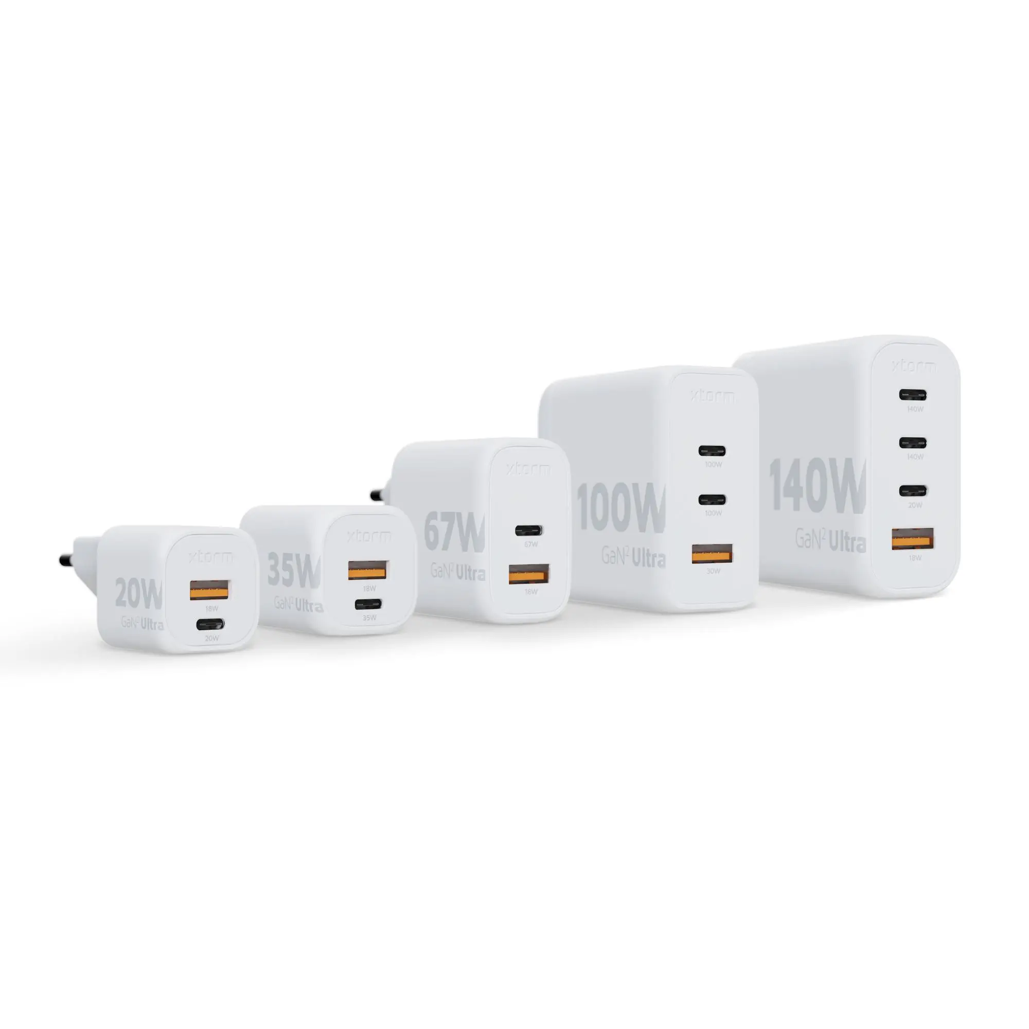 Ładowarka sieciowa Xtorm GaN2 Ultra 67W Biały