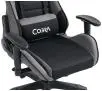 Fotel Cobra Rebel CR205 Gamingowy do 130kg Skóra ECO Szaro-czarny