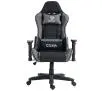 Fotel Cobra Rebel CR205 Gamingowy do 130kg Skóra ECO Szaro-czarny