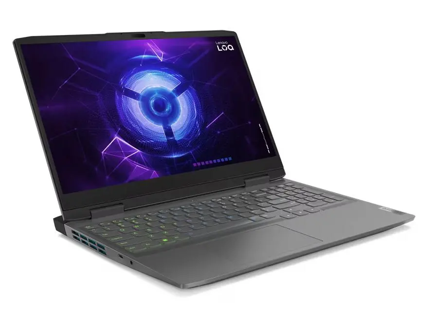 Laptop gamingowy Lenovo LOQ 15IRH8 15,6" 144Hz i5-12450H 16GB RAM 512GB Dysk SSD RTX3050 Win11 Szary