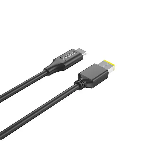 Kabel zasilający Unitek C14115BK do Lenovo 65W USB-C - DC11 4,5mm 1,8m Czarny