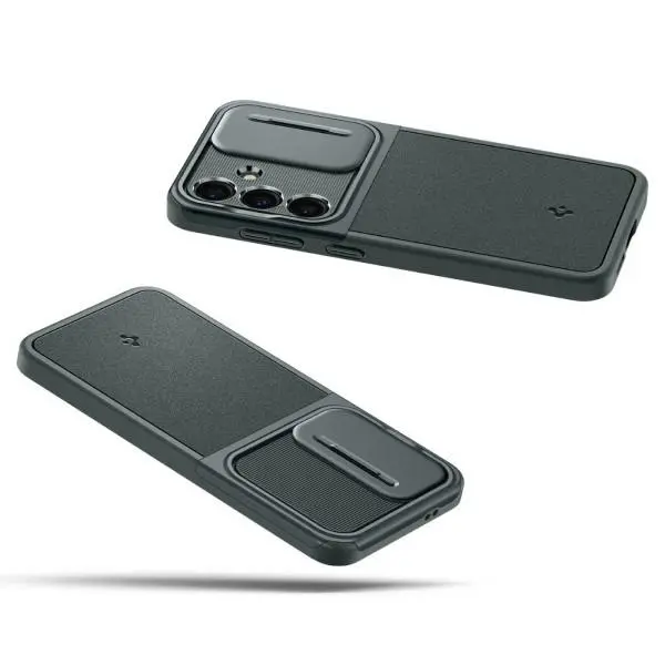 Etui Spigen Optik Armor ACS07364 do Galaxy S24 Zielony