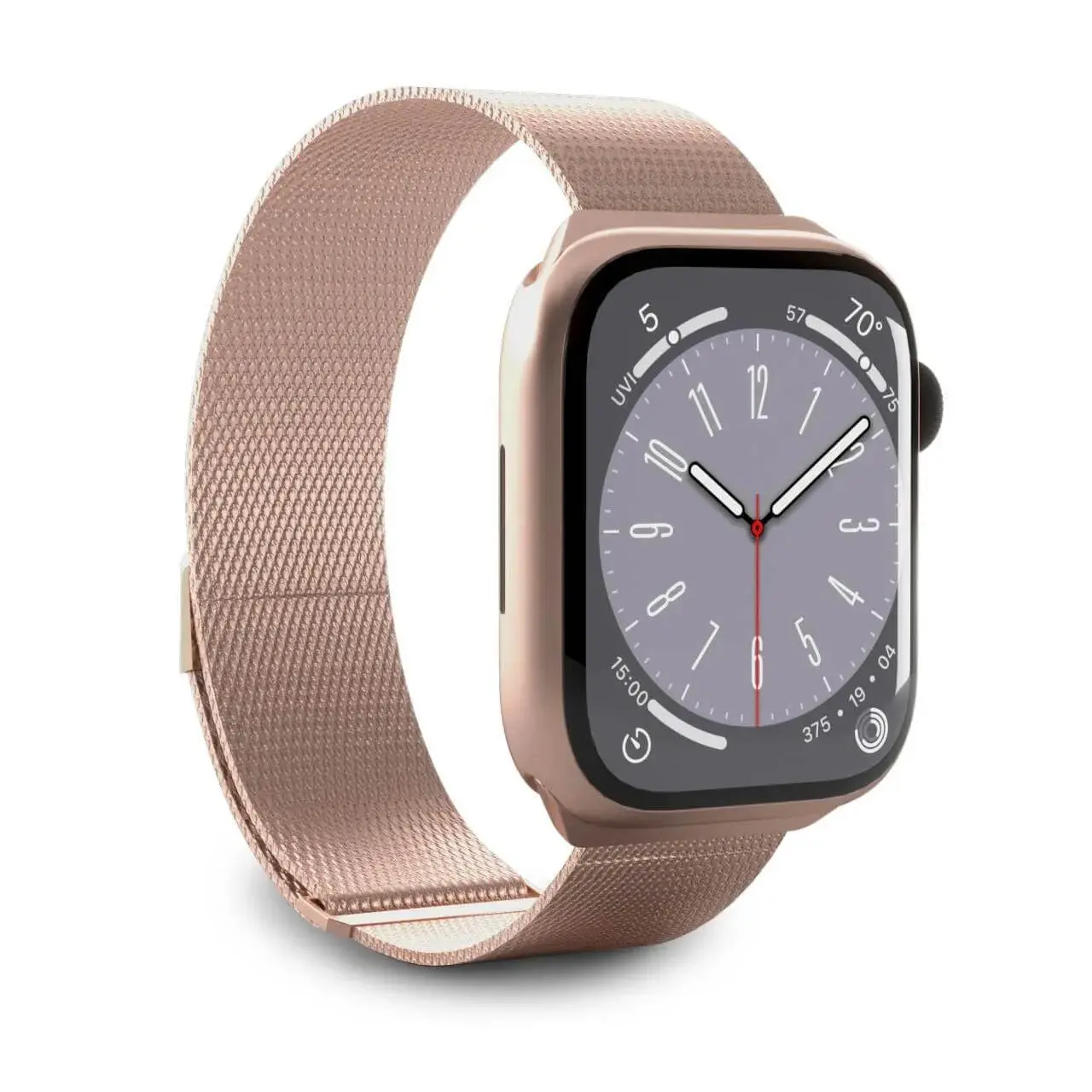 Pasek Puro MILANESE Watch 38-40-41mm Różowy