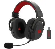 Redragon Zeus Pro RGB H510-PRO Nauszne Czarno-czerwony