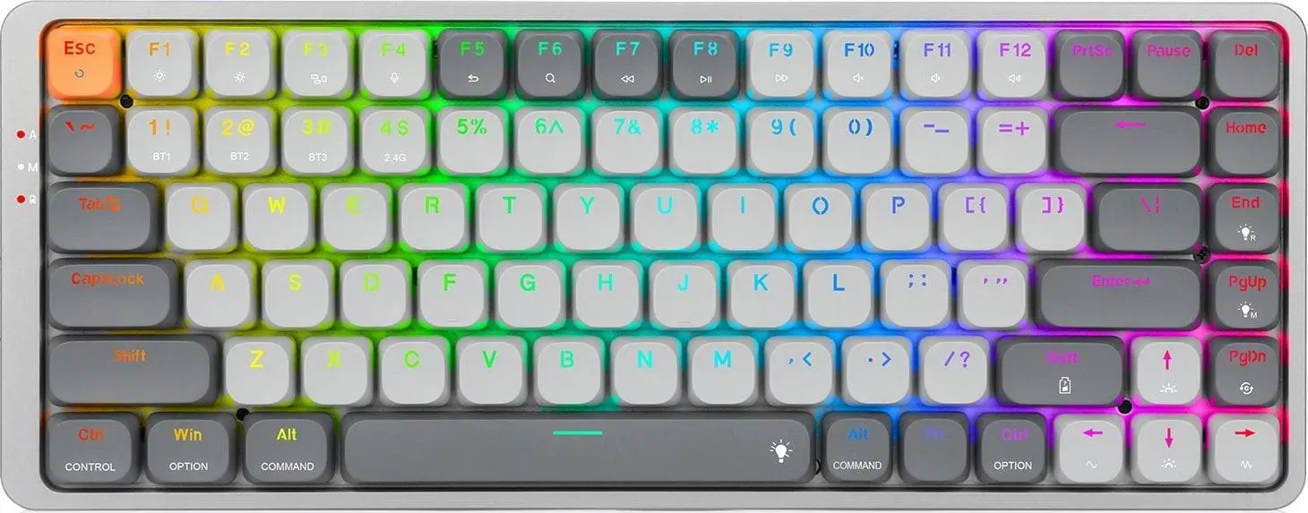 Klawiatura mechaniczna Redragon K652 Azure RGB Szary