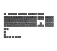 Glorious GPBT Keycaps 114szt. Black Ash Czarny