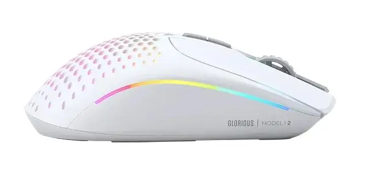 Myszka gamingowa Glorious Model I 2 Wireless Mat Biały