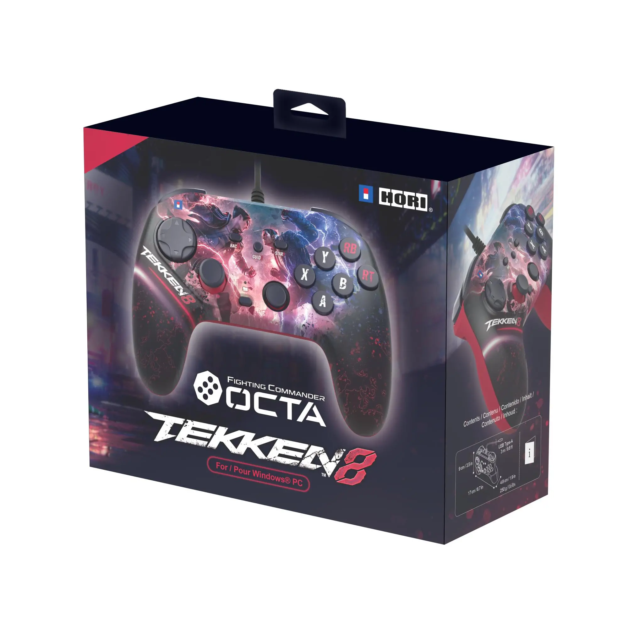 Pad Hori Fighting Commander OCTA TEKKEN 8 Edition do PC Przewodowy