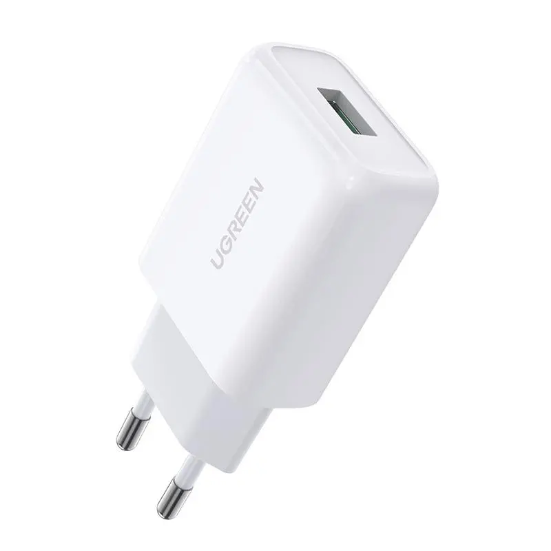Ładowarka sieciowa UGREEN CD122 USB-A QC3.0 18W Biały