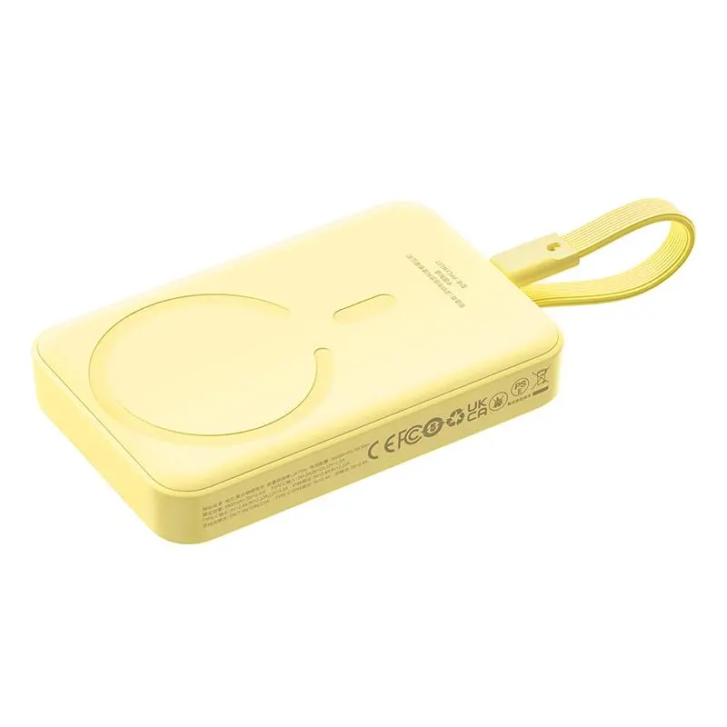 Powerbank Baseus P1002210BY23-00 Magnetic Mini 10000mAh 30W MagSafe z kablem USB-C Żółty