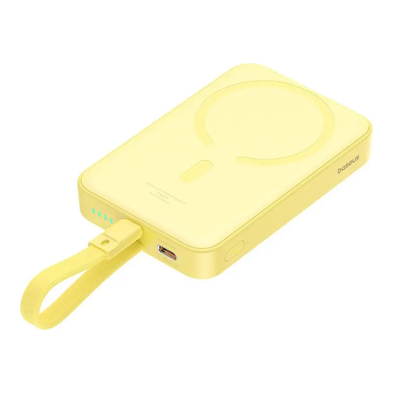 Powerbank Baseus P10022109Y23-00 Magnetic Mini 10000mAh 20W MagSafe z kablem Lightning Miętowy