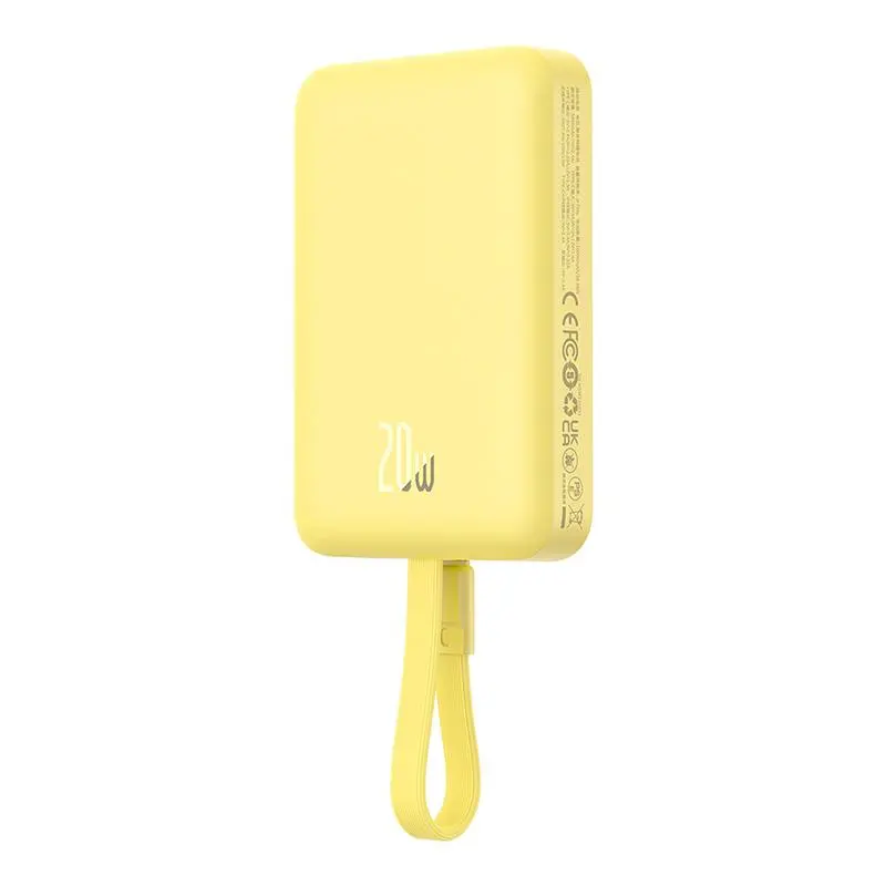 Powerbank Baseus P10022109Y23-00 Magnetic Mini 10000mAh 20W MagSafe z kablem Lightning Miętowy