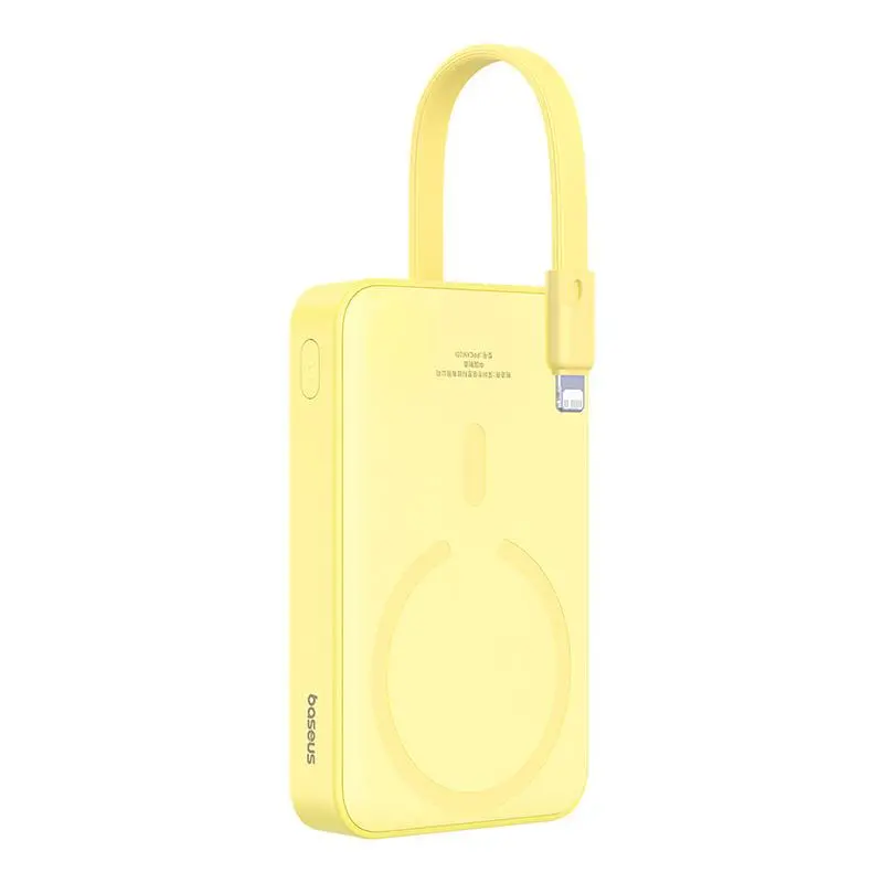 Powerbank Baseus P10022109Y23-00 Magnetic Mini 10000mAh 20W MagSafe z kablem Lightning Miętowy
