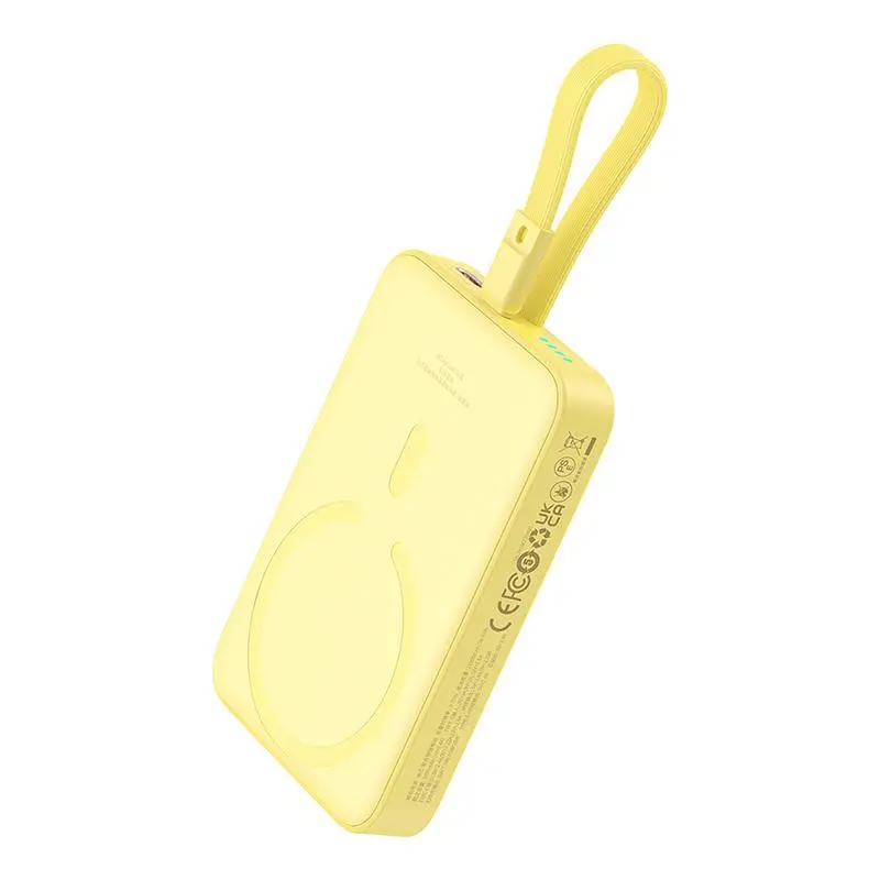 Powerbank Baseus P10022109Y23-00 Magnetic Mini 10000mAh 20W MagSafe z kablem Lightning Miętowy