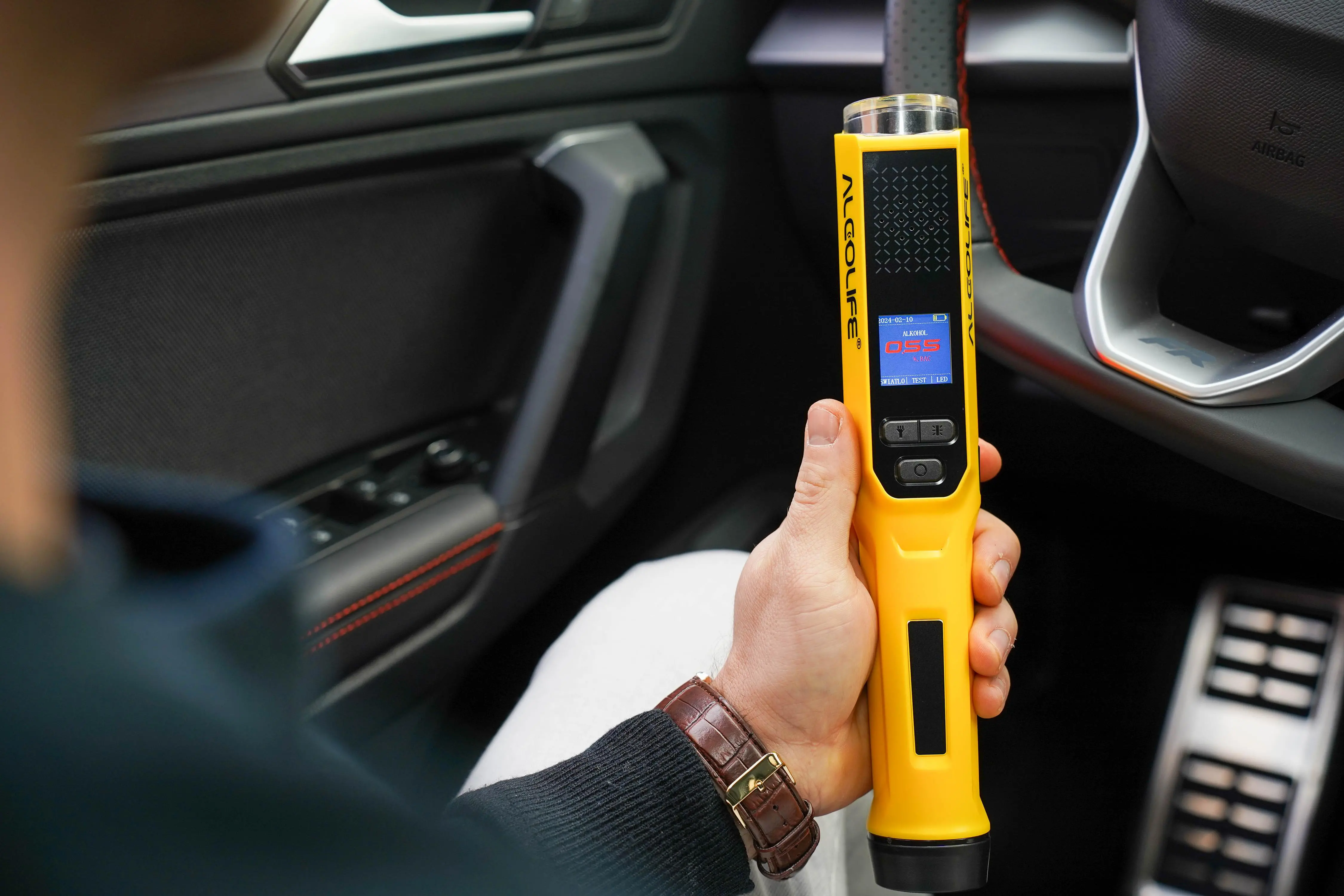 Alkomat Alcolife F8 Żółty