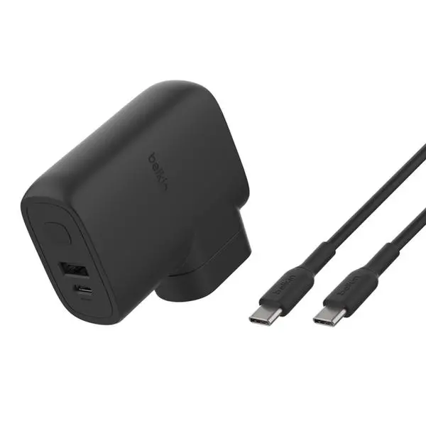 Powerbank Belkin BPZ003BT1MBK-B6 5000mAh Czarny Hybrydowa ładowarka 25W + Zestaw adapterów podróżnych