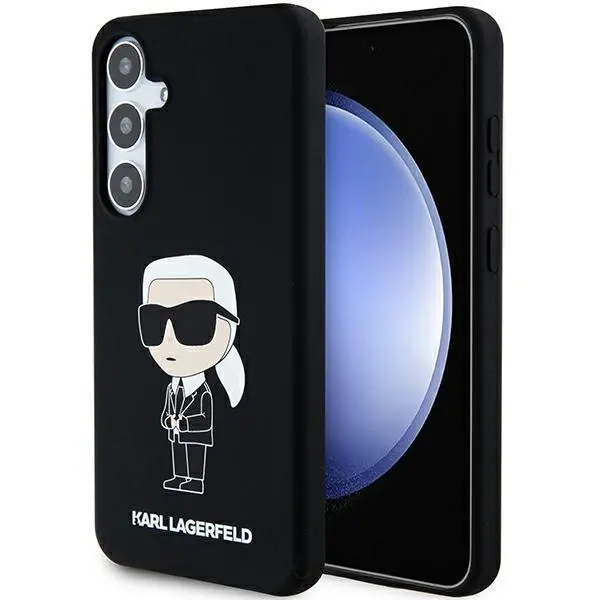 Etui Karl Lagerfeld Silicone Ikonik do Samsung Galaxy S24 Czarny