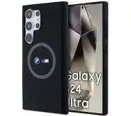 BMW Silicone Pattern MagSafe do Samsung Galaxy S24 Ultra Czarny