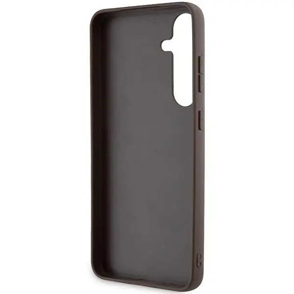 Etui Guess 4G Triangle Metal Logo do Samsung Galaxy S24+ Biały